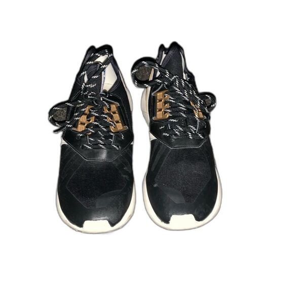 Adidas Originals Tubular Runner Black Gold White Mens Trainers - Picture 3 of 7